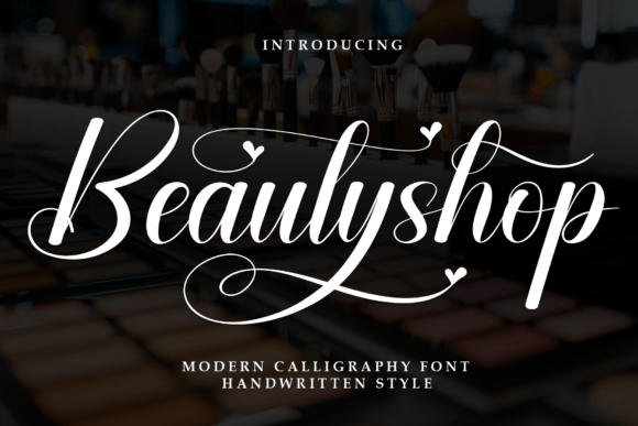 Beautyshop: A Handwritten Font for Web Design and Brand Identity