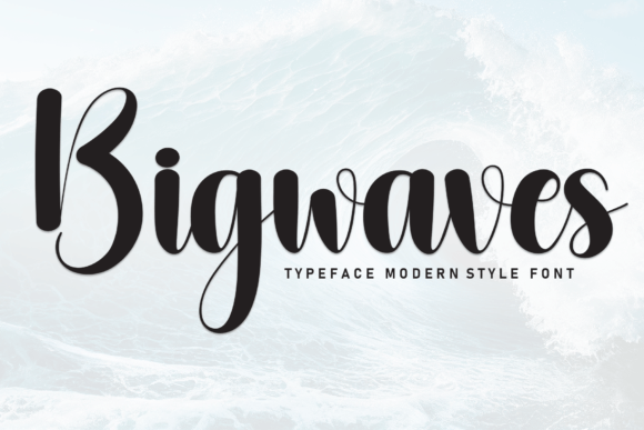 Bigwaves: The Handwritten Font That Elevates Your Brand