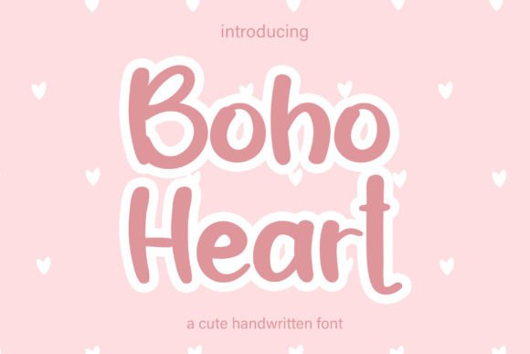 Boho Heart: A Font That Breathes Life Into Your Craft