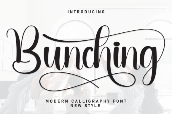 Bunching: A Handwritten Font for Editorial Warmth