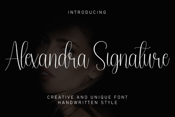 Discover Alexandra Signtaure: A Handwritten Font for Editorial Design