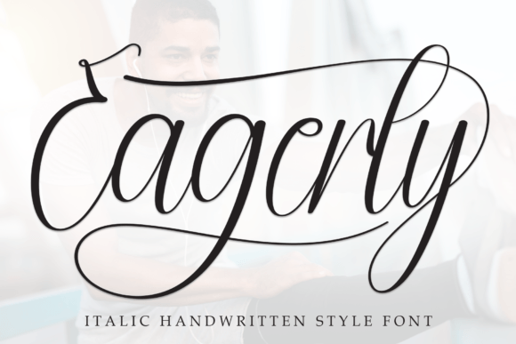 Eagerly: A Handwritten Font for Crafting with Heart