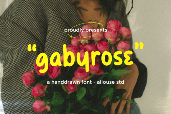 Gabyrose: A Handwritten Font for Editorial Elegance