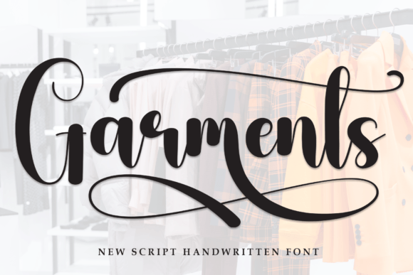 Garments: A Sweet Handwritten Font for Branding Projects