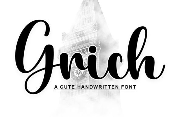 Grich: A Handwritten Font for Creative Crafters