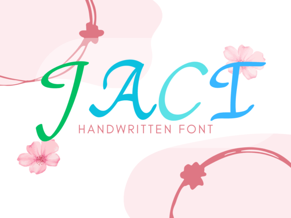 Jaci: A Handwritten Font for Crafting with Heart