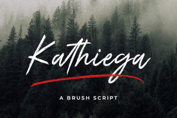 Kathiega: A Script Font for Web Design and Brand Identity