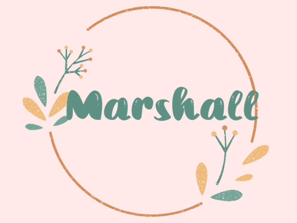 Marshall: A Script Font for Editorial Design and Branding