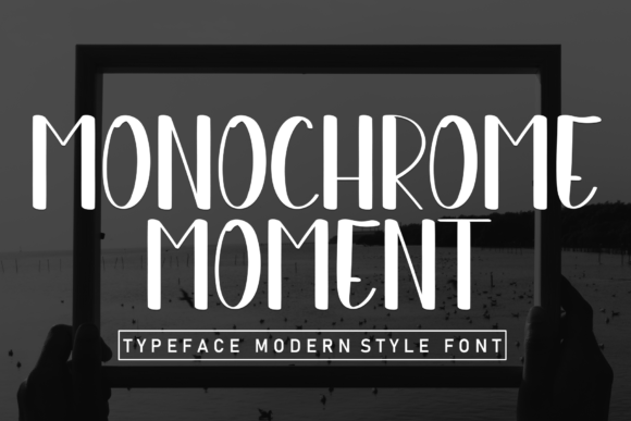 Monochrome Moment: A Font That Adds Warmth to Your Craft