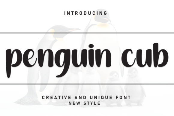 Penguin Cub: A Font That Adds Charm to Every Craft Project