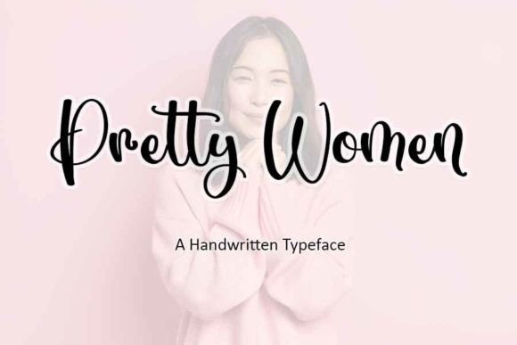 Pretty Women Font for Handmade Creators