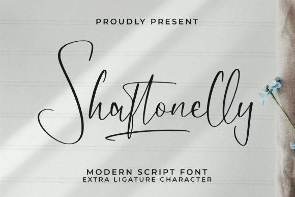 Shaftonelly: A Script Font with Elegance and Purpose