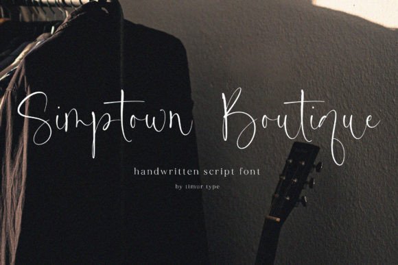 Simptown Boutique: A Font That Elevates Branding