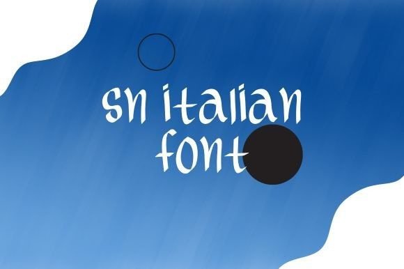 Sn Italian: The Font That Elevates Your Brand