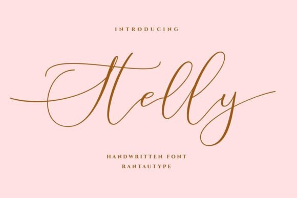 Stelly: A Font for Elegance and Expression