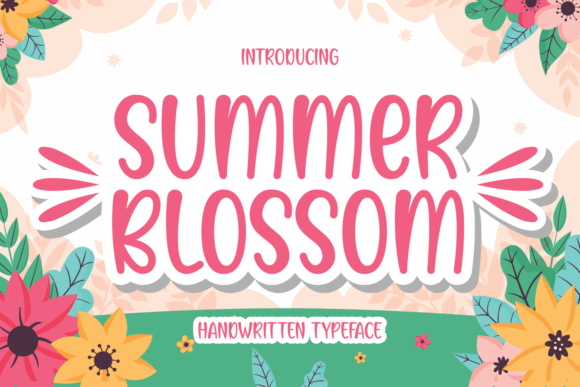 Summer Blossom: A Font That Breathes Life Into Your Crafts