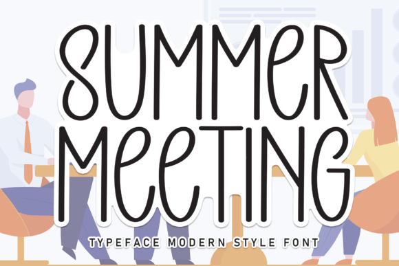 Summer Meeting: A Handwritten Font for Editorial Design