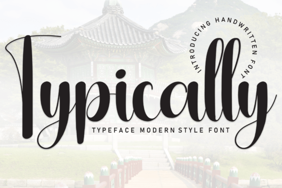 Typically: A Handwritten Font for Editorial Design