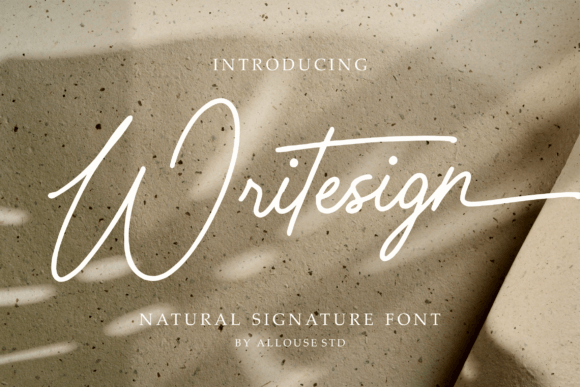 Writesign: A Script Font That Elevates Every Craft Project
