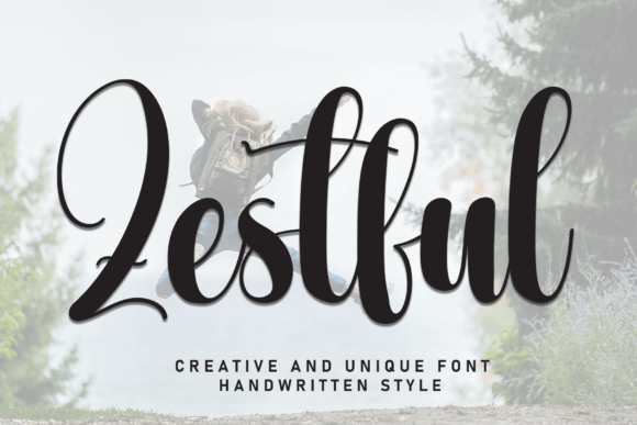 Zestful: A Handwritten Font That Brings Personality to Digital Design